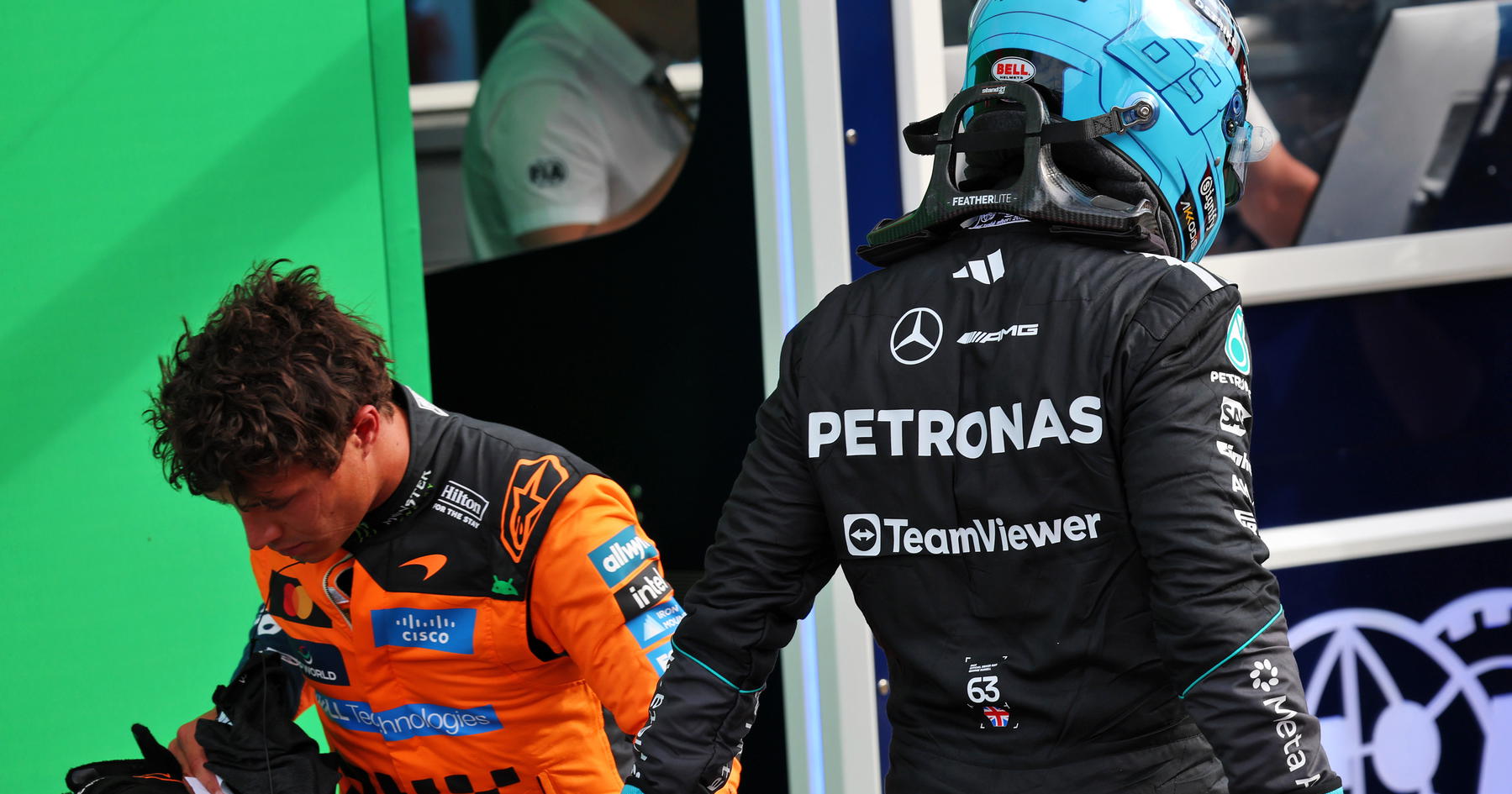 Lando Norris points to key factor behind slender George Russell defeat