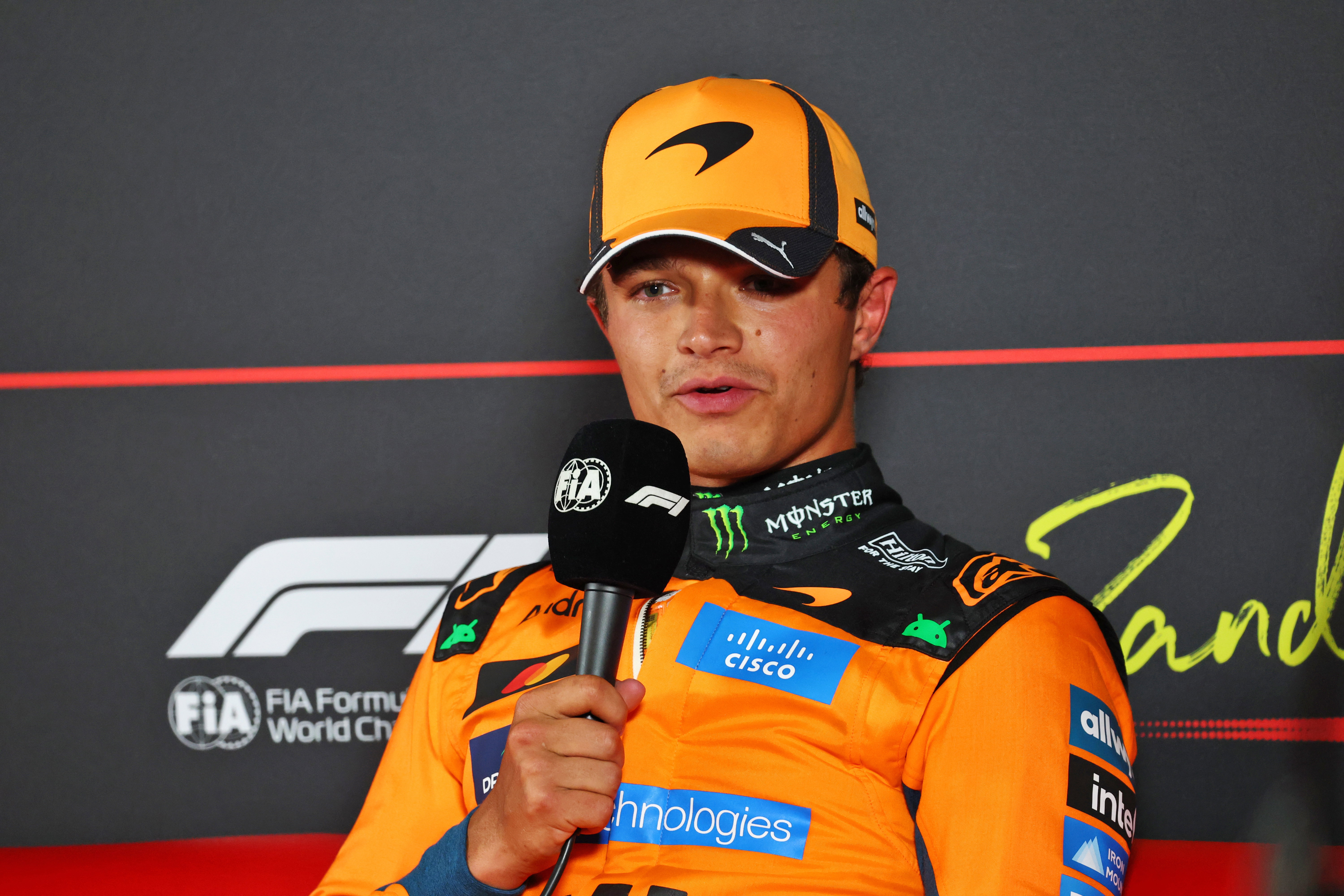 Norris Q presser Zandvoort