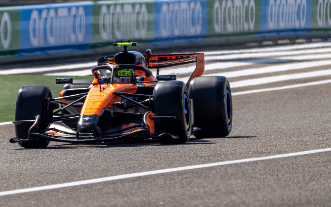 Norris Bahrain test 2 day 2