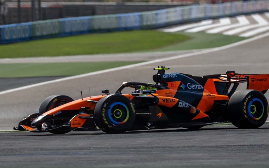 Norris Bahrain test 2 day 2