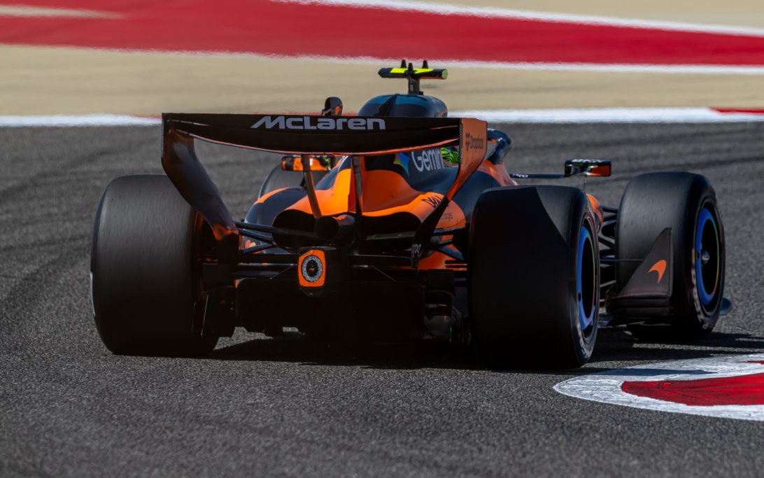 Norris Bahrain test 2 day 2