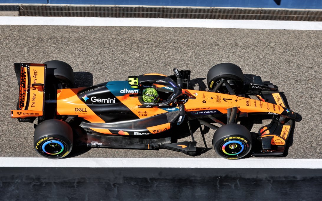 Norris Bahrain test 2 day 2