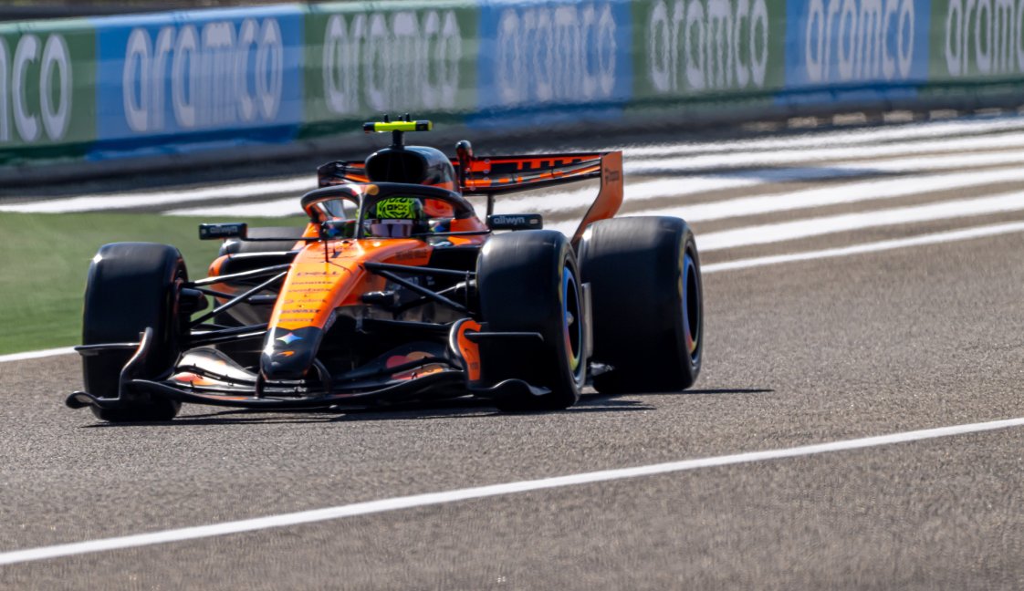 Norris Bahrain test 2 day 2