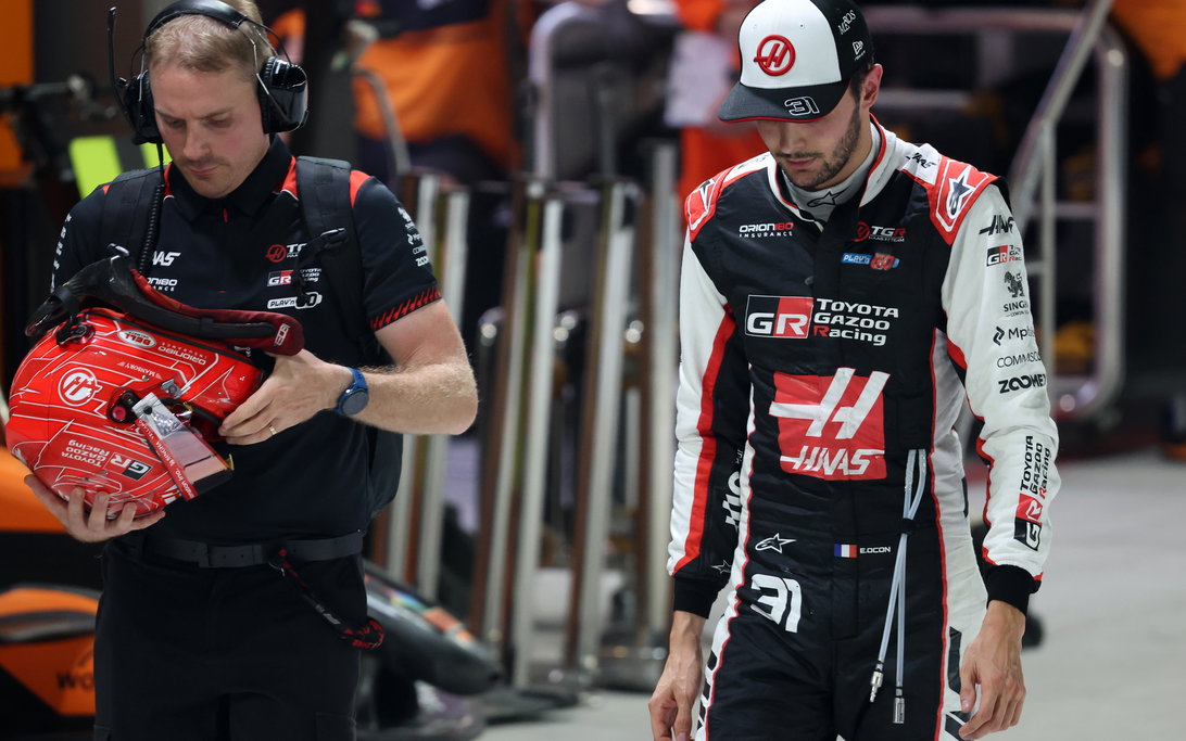 Haas confirma que ausência de Ocon no México não é doença; Hirakawa assume o lugar