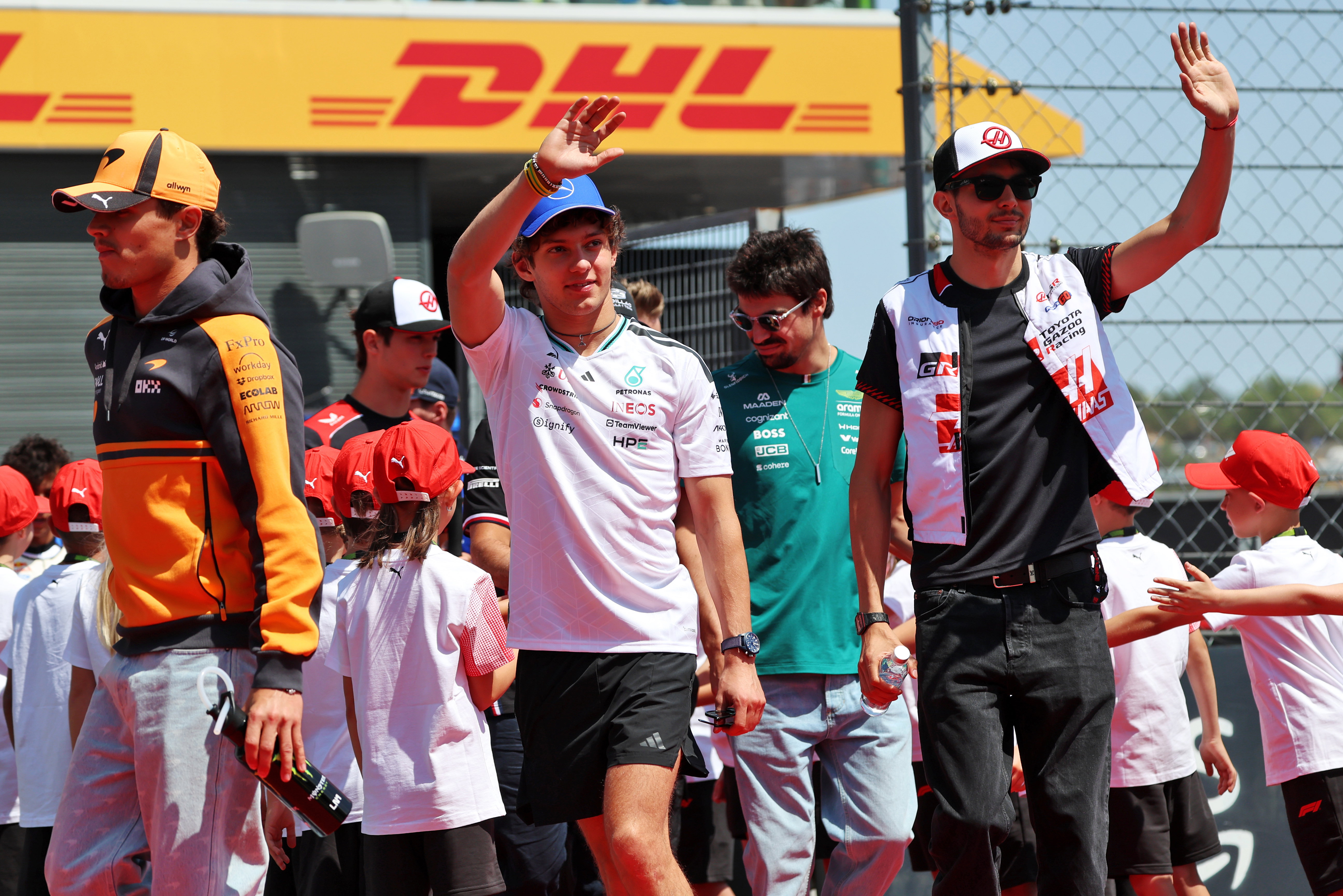 Ocon Drivers Parade Hungary