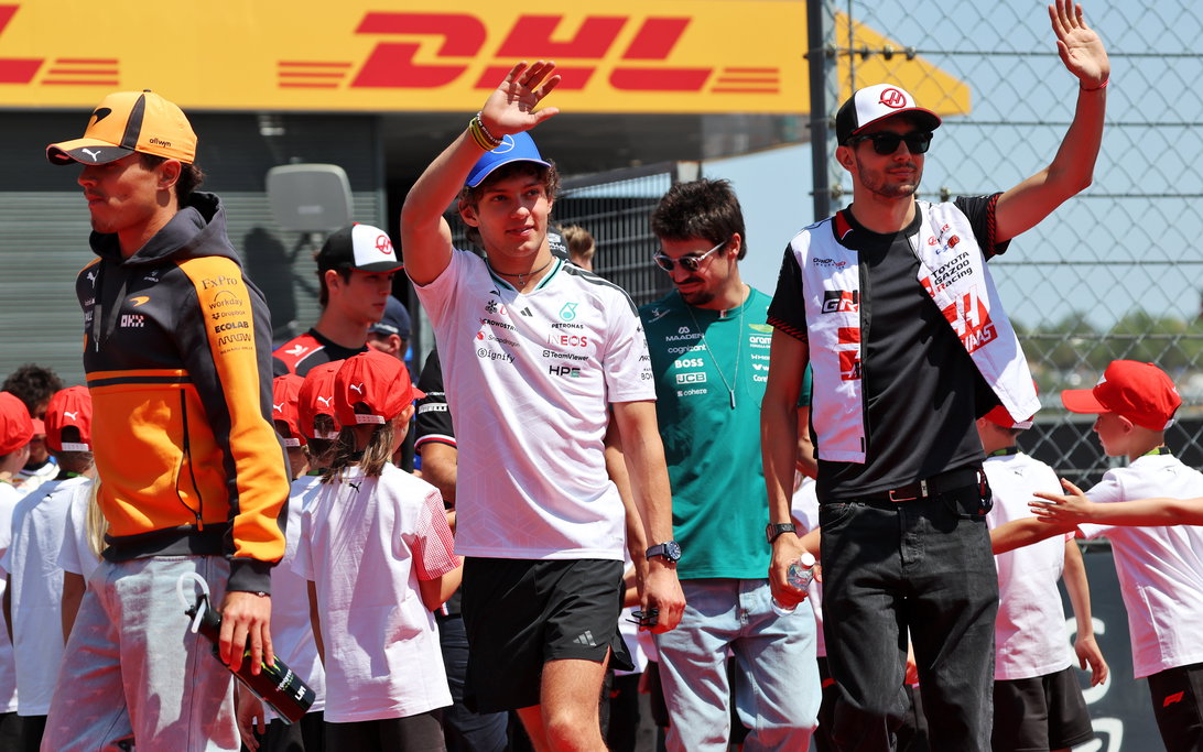 Ocon Drivers Parade Hungary