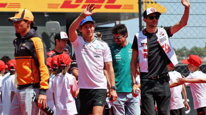 Ocon Drivers Parade Hungary
