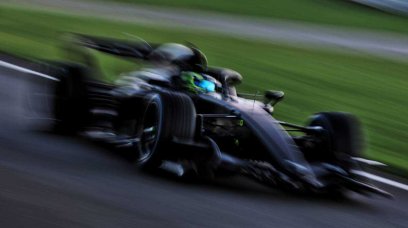 Perez Cadillac Silverstone debut run