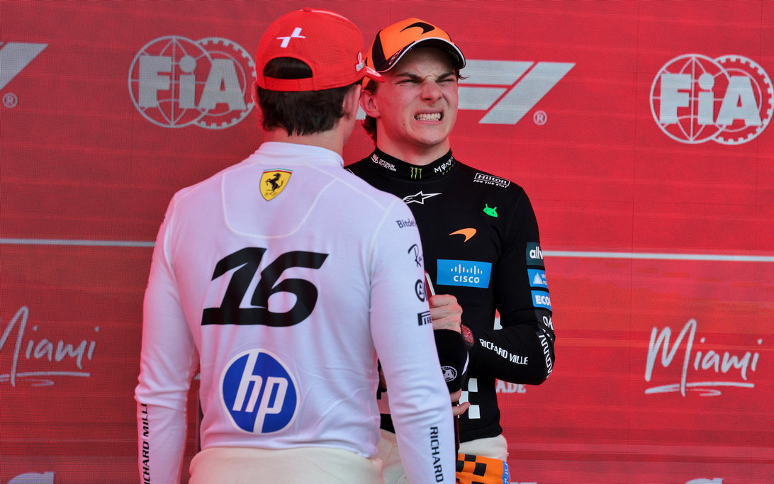 Piastri Leclerc Miami Sprint