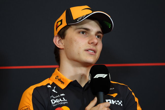 Oscar Piastri (AUS) McLaren F1 Team in the FIA Press Conference.
25.06.2026. Formula 1 World Championship, Rd 8, Austrian Grand Prix, Spielberg, Austria, Preparation Day.
- www.xpbimages.com, EMail: requests@xpbimages.com © Copyright: Bearne / XPB Images