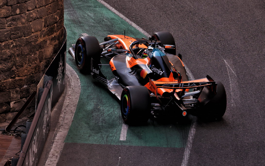 Piastri admite que a McLaren foi superada por Russell na classificação em Baku