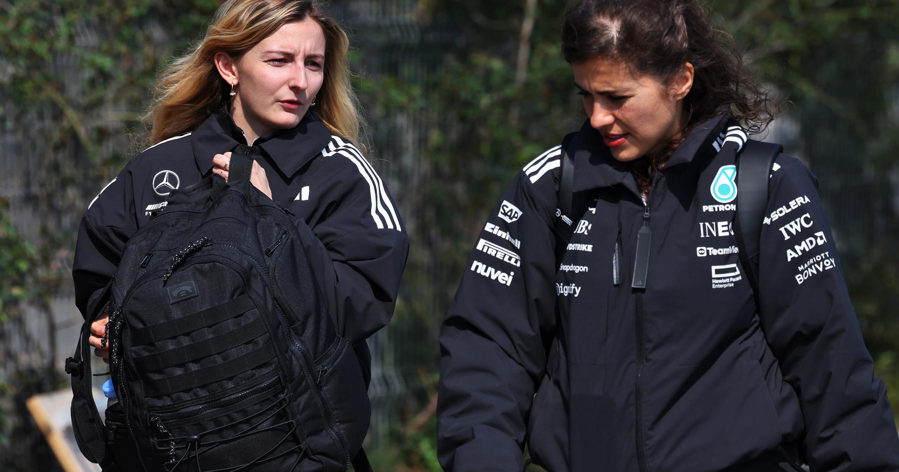 Mercedes tease landmark Doriane Pin F1 test