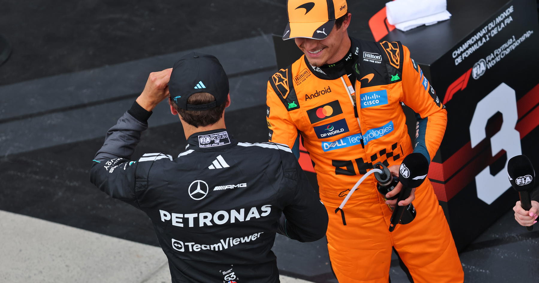 Lando Norris highlights 'tough' decision facing George Russell