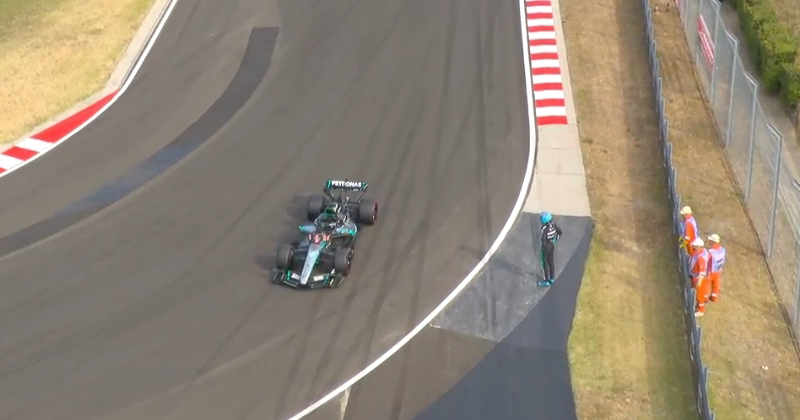 Mercedes confirm cause of latest George Russell on-track stoppage