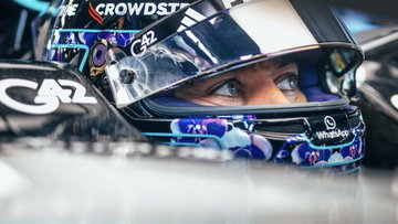 George Russell houdt schuin oog op gridstraf Max Verstappen