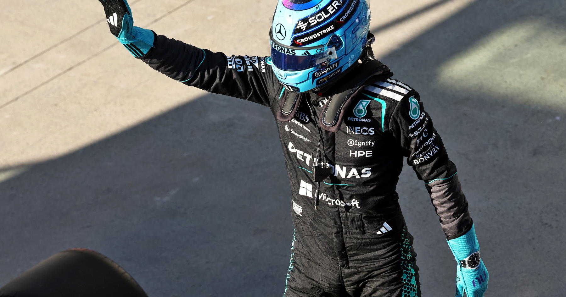 George Russell storms to Canada Sprint pole as Max Verstappen complaints return