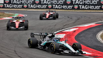 George Russell expected Ferrari collision after 'most aggressive racing'