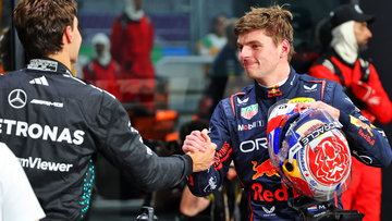 George Russell delivers 'I'm up for it' verdict on Max Verstappen partnership