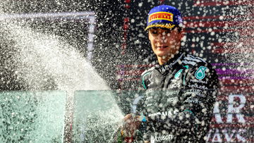 Russell wijst op gevaar Verstappen na klinkende zege Mercedes