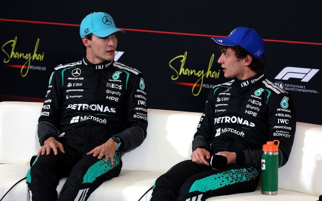 George Russell faces 'real threat' from teammate Kimi Antonelli in F1 title fight