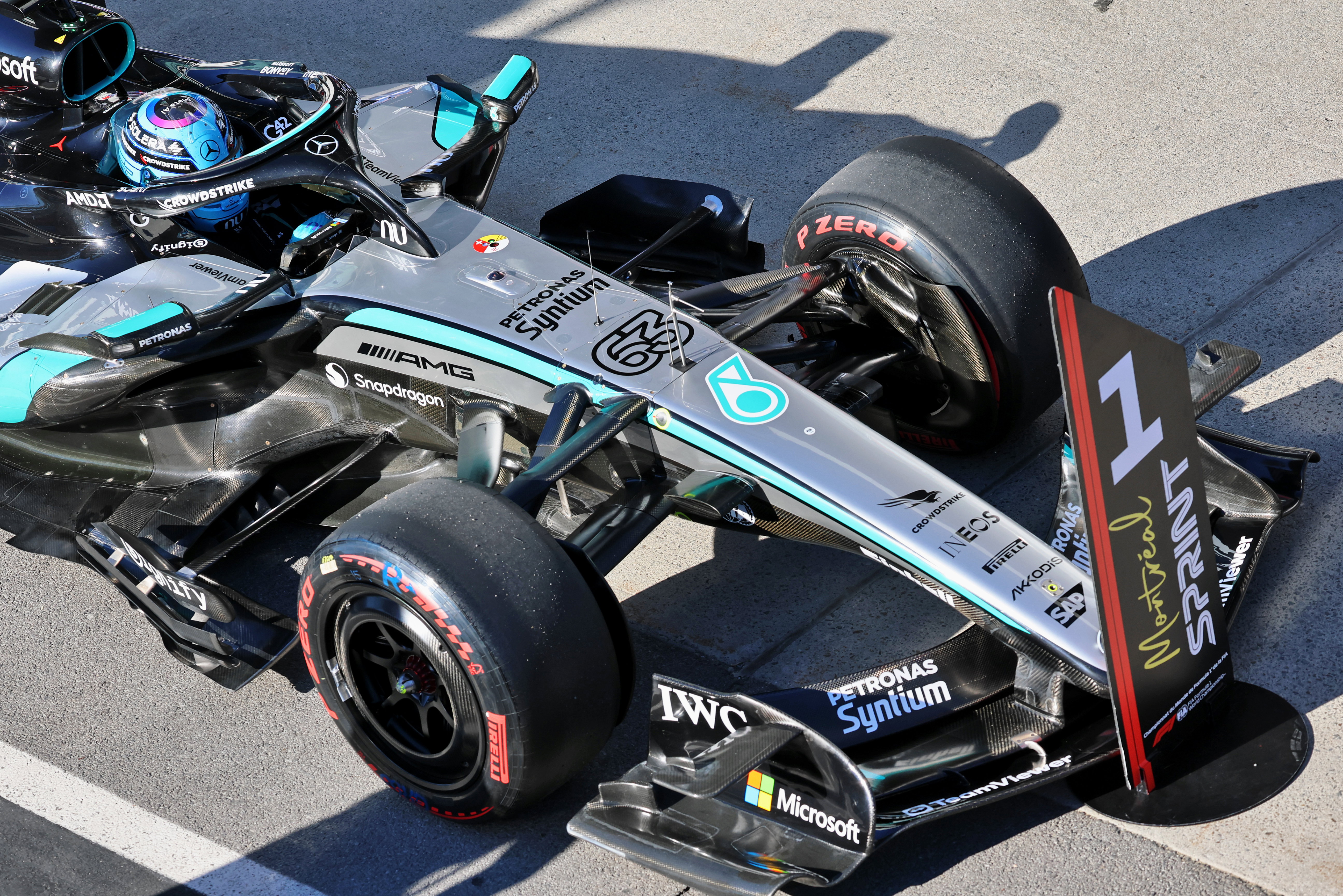 Russell sprint pole Canada
