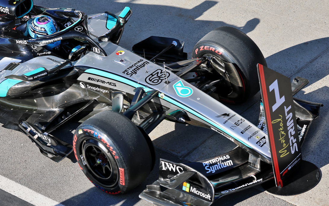 Russell sprint pole Canada