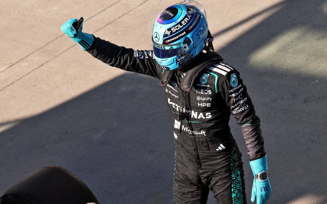 Russell sprint pole Canada