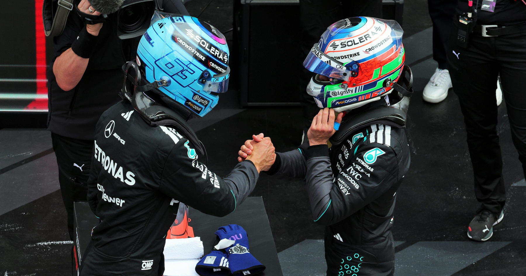 George Russell and Kimi Antonelli issue Mercedes clear message: 'It's what you hired us for'
