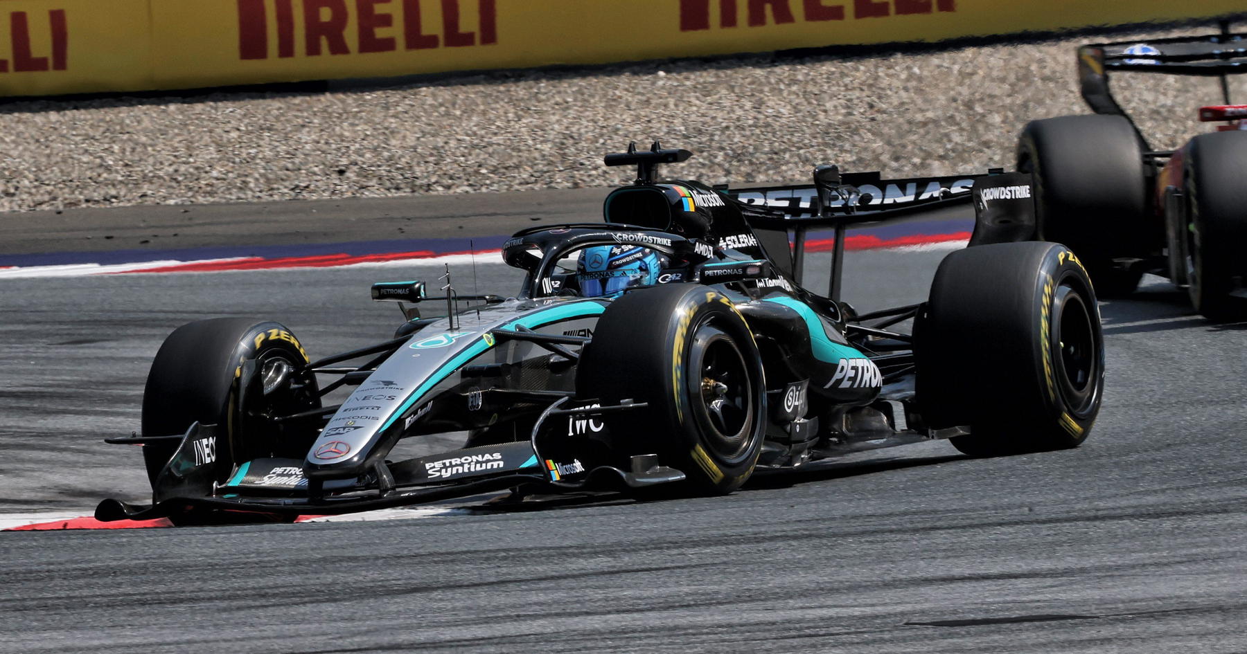 George Russell narrowly denies resurgent Max Verstappen in Austrian GP showdown