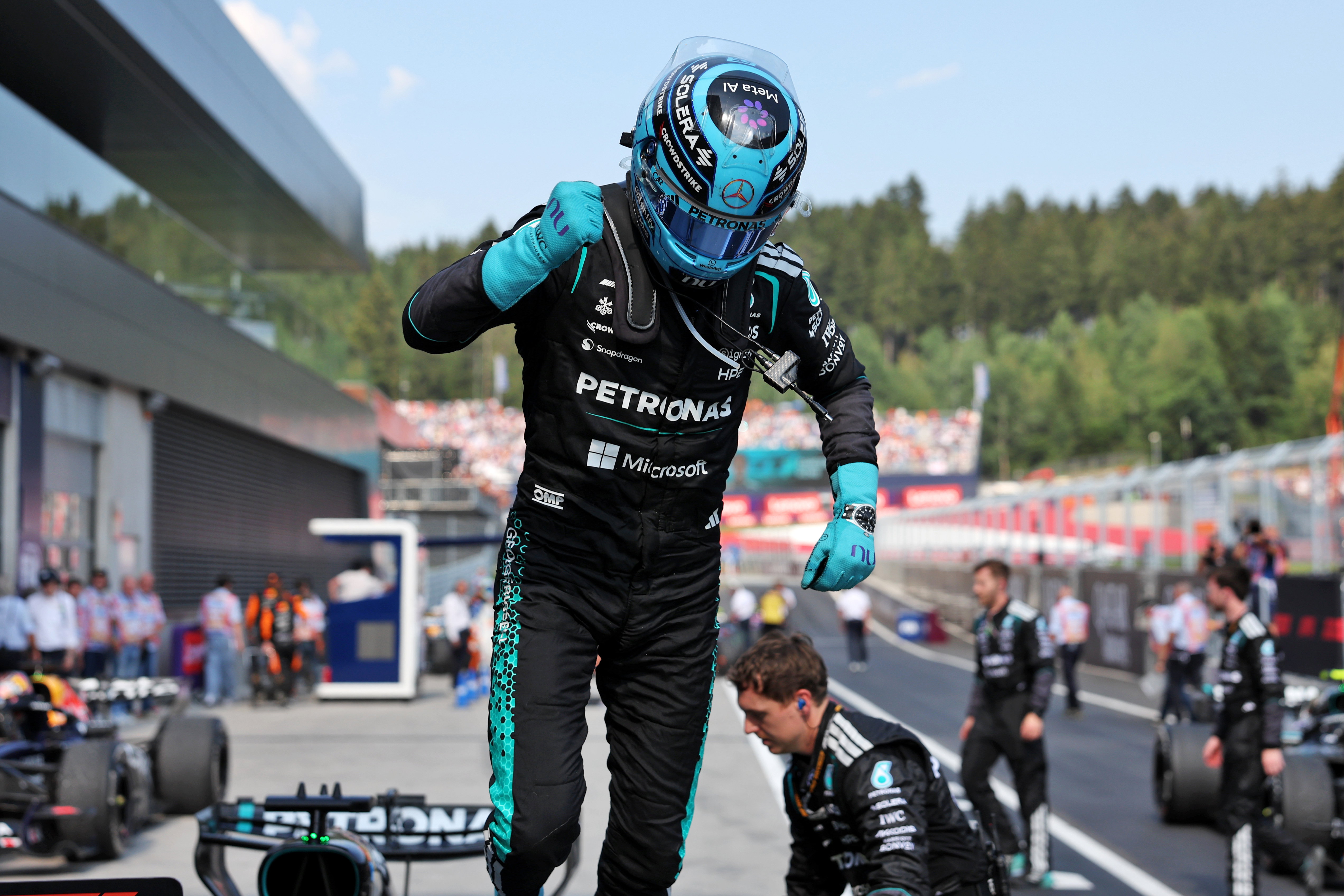 Russell win Austria