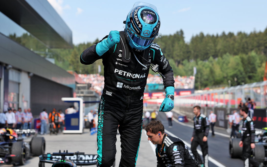Russell win Austria