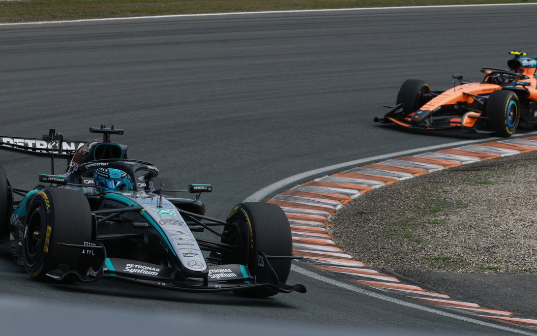 Russell Norris Zandvoort sprint
