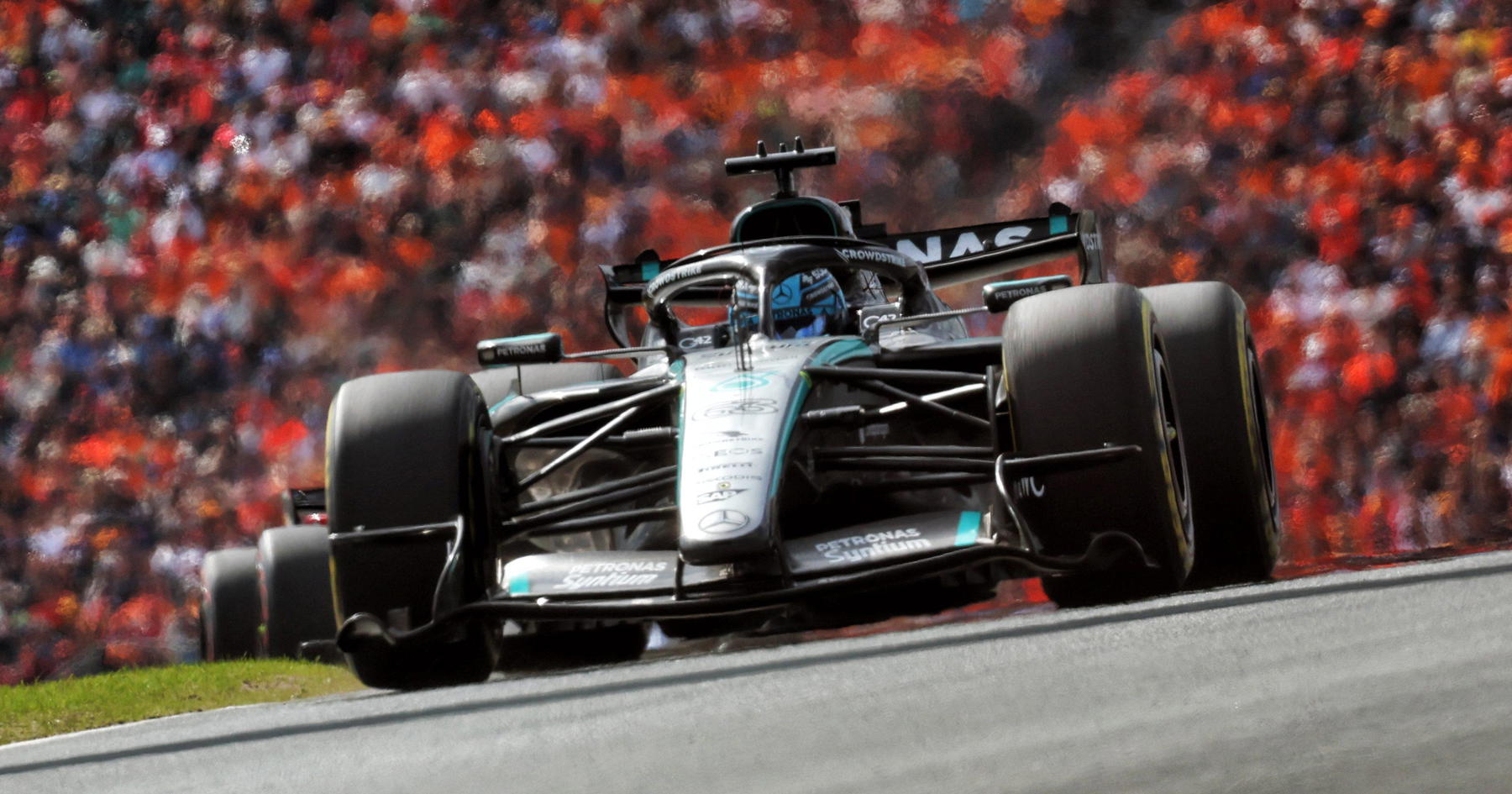 George Russell addresses late Mercedes Zandvoort team orders