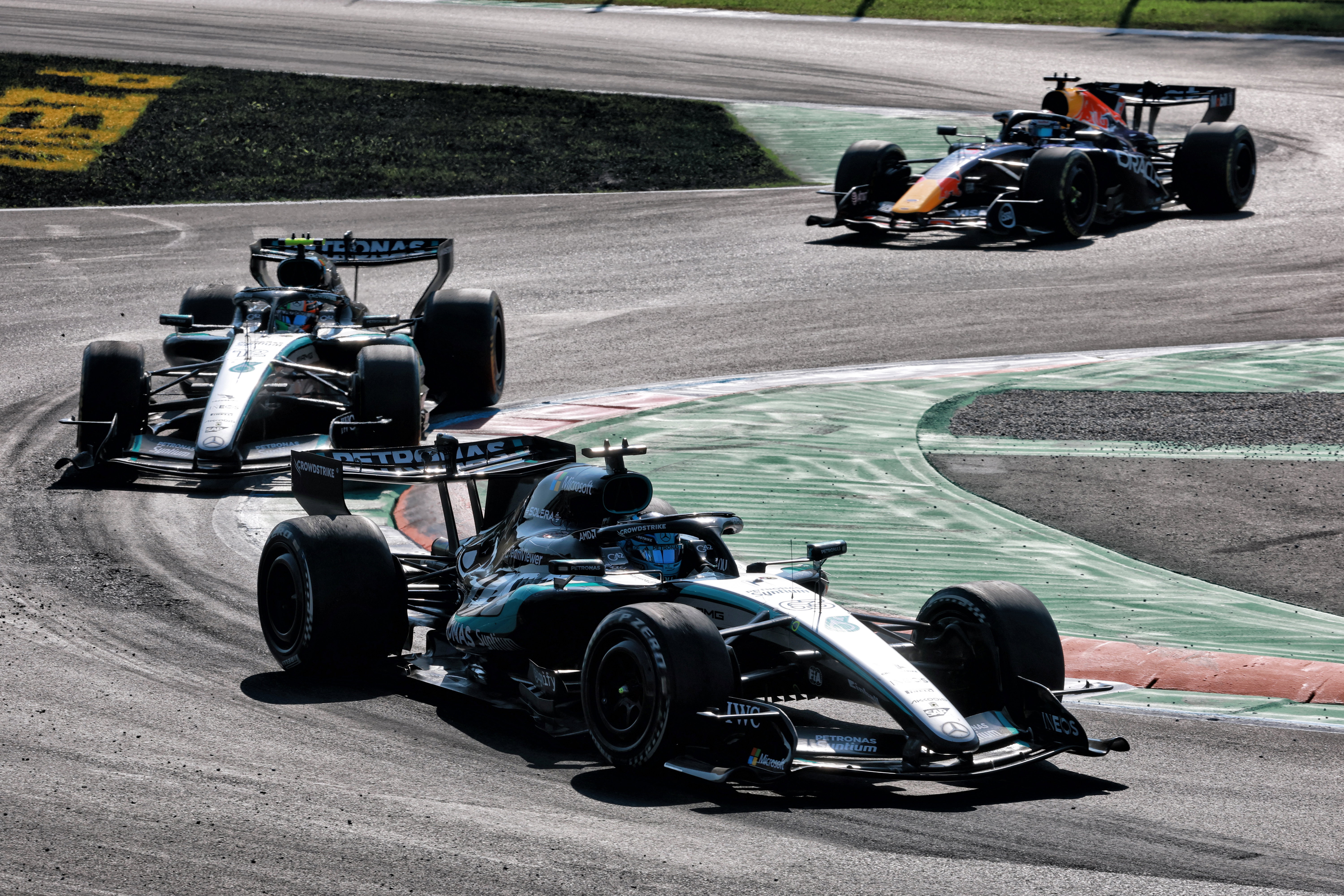 Russell race Monza