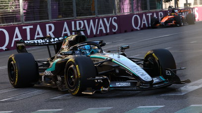 Russell race Baku