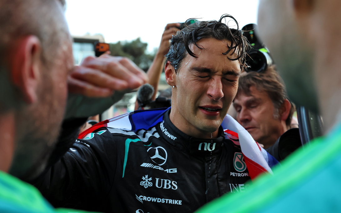 Russell Win Baku
