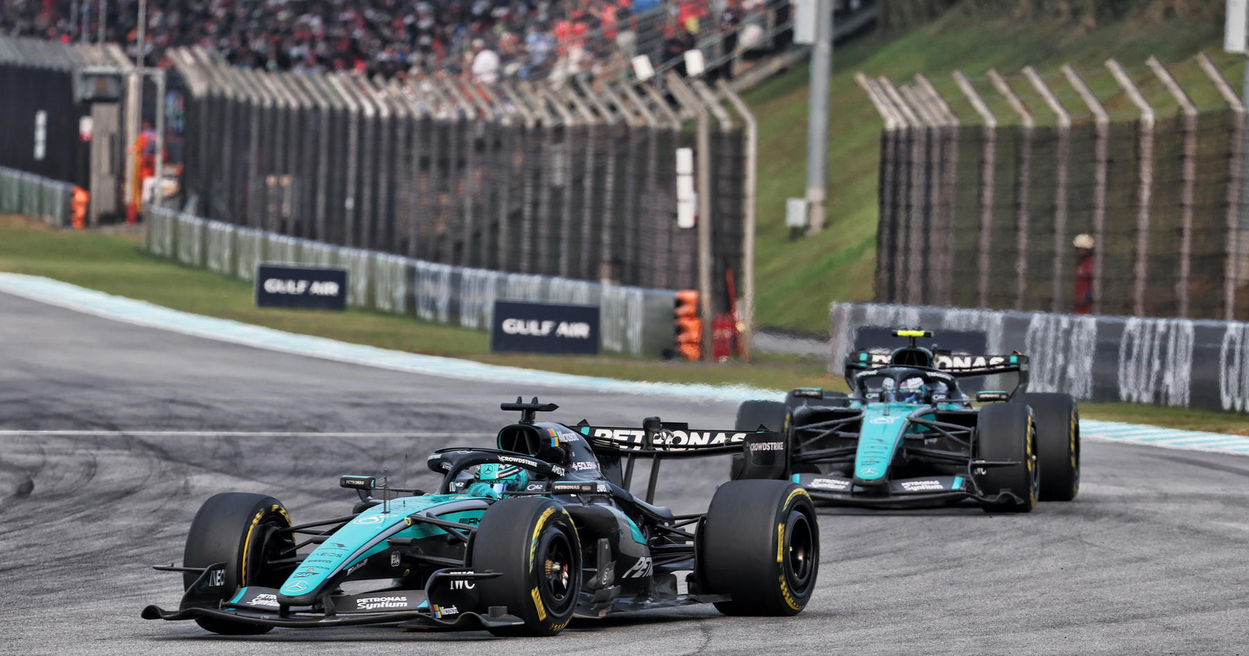 George Russell takes aim at 'faff' F1 race in Malaysia after dramatic incidents
