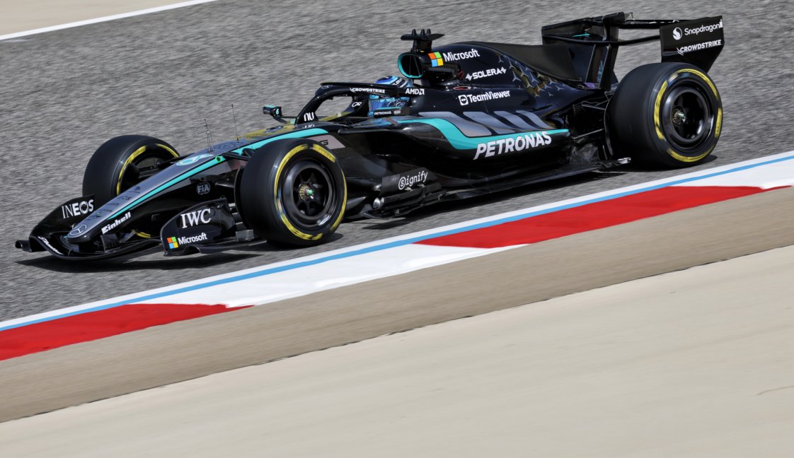 Russell test Bahrain day 1