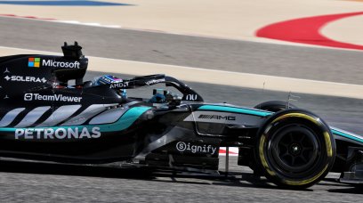 Russell Bahrain test 2 day 2