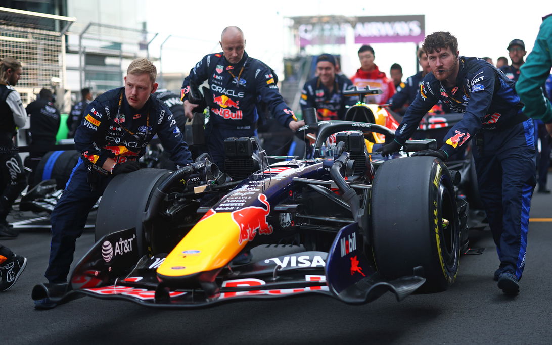 Verstappen start grid china gp