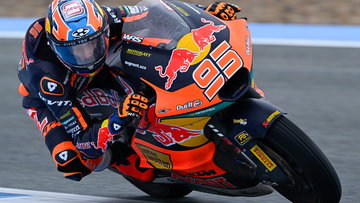 Indrukwekkende Veijer komt net tekort voor eerste zege in Moto2