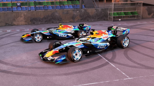 Digital renders of the VCARB 03 in the special livery ahead of the 2026 Barcelona Grand Prix. // VCARB / Red Bull Content Pool // SI202606100052 // Usage for editorial use only //