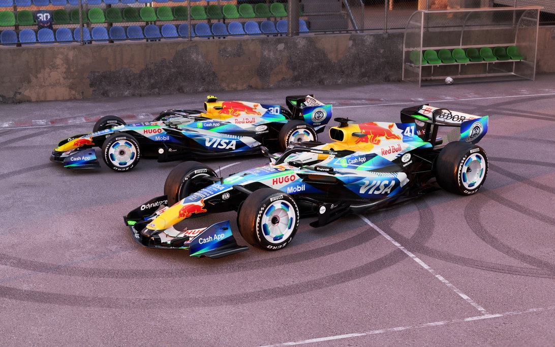 Racing Bulls livery Barcelona