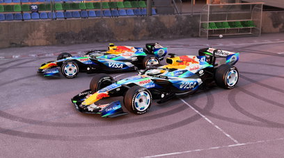 Racing Bulls livery Barcelona