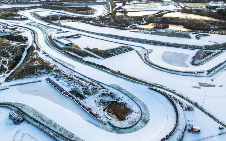 Circuit Zandvoort snow
