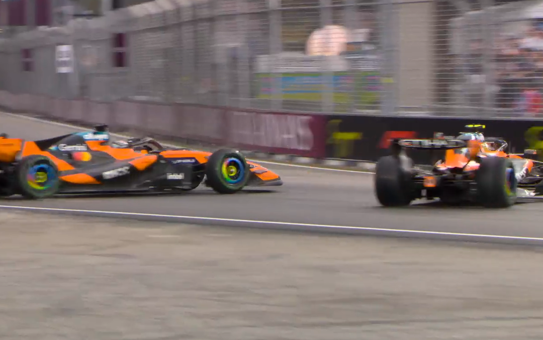 Lando Norris assume total culpa após colisão com Oscar Piastri em Singapura