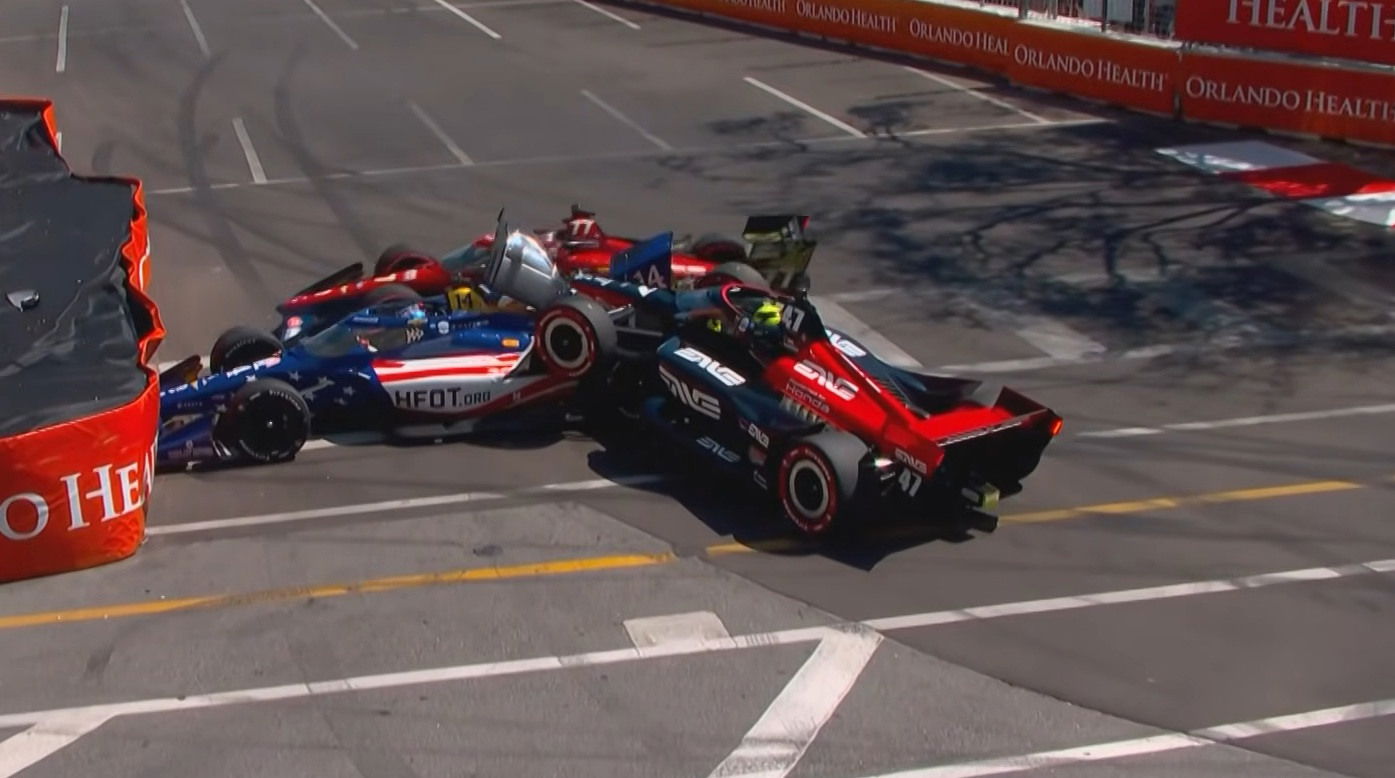 Schumacher crash screenshot