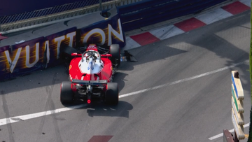 Breaking: GP Monaco geneutraliseerd na crash van woedende Leclerc