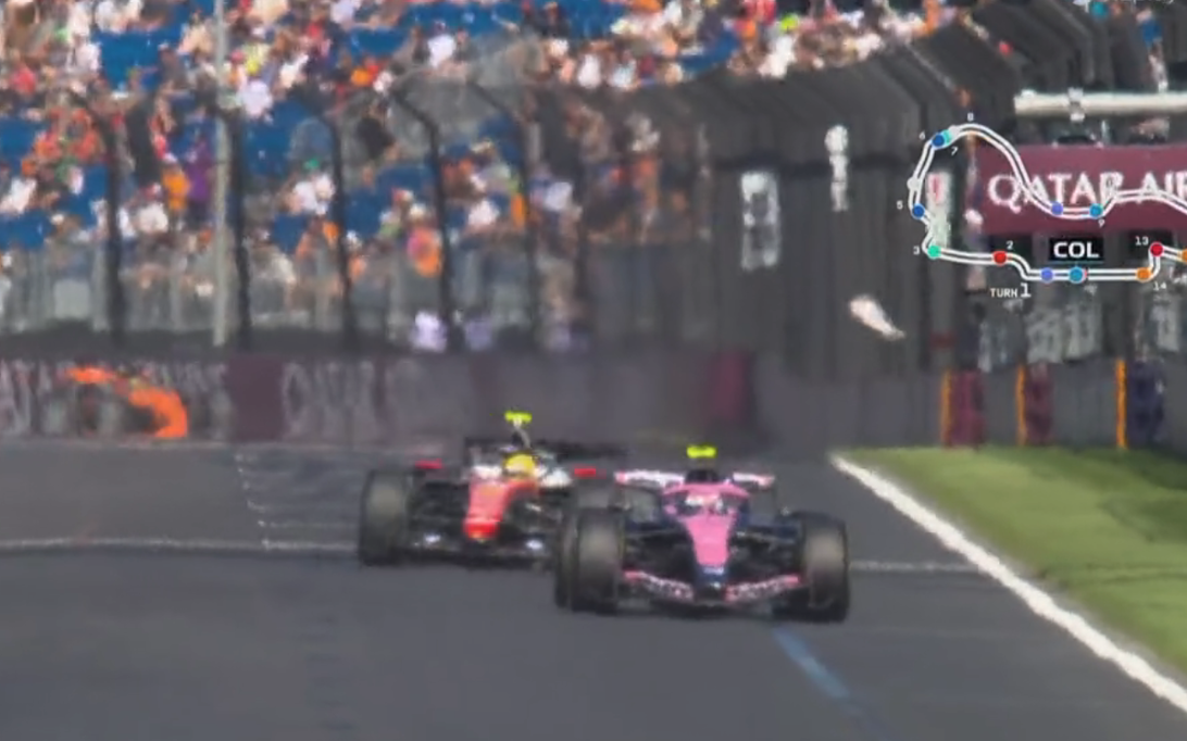 호주 GP 연습서 해밀턴, 느린 차량과 아슬아슬하게 충돌 위기 모면