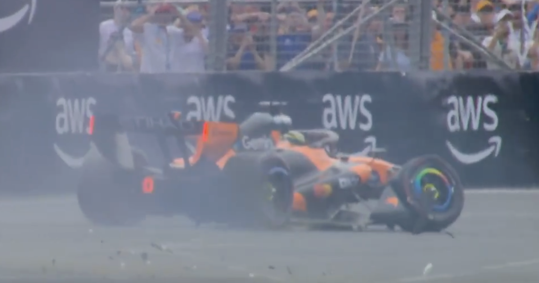 Unbelievable Oscar Piastri footage emerges of shocking Australian GP crash